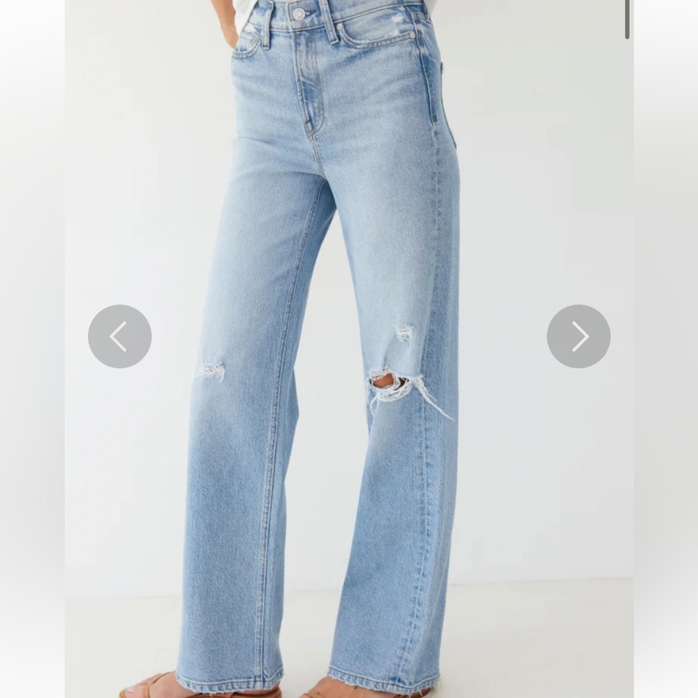 AYR Light Blue Straight Leg Jeans